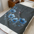 Plush Blanket — She looks back and thanks God. She looks forward and trusts God. - photo 1 of 8