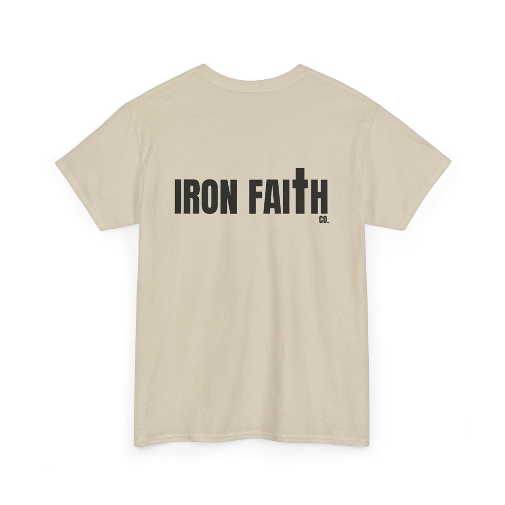 Iron Faith Co. Wordmark Tee – Back Print