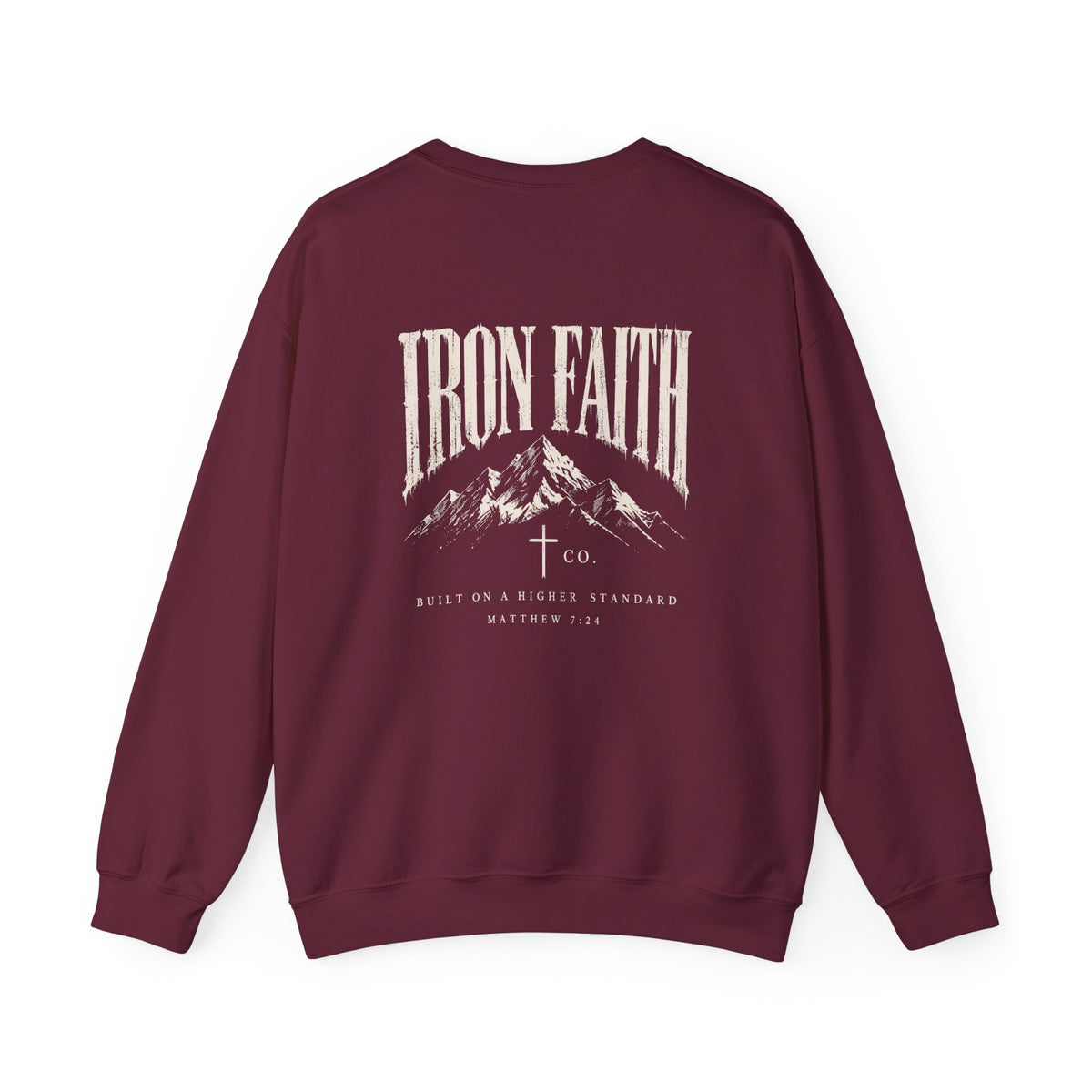 Built on a Higher Standard Crewneck – Back Print
