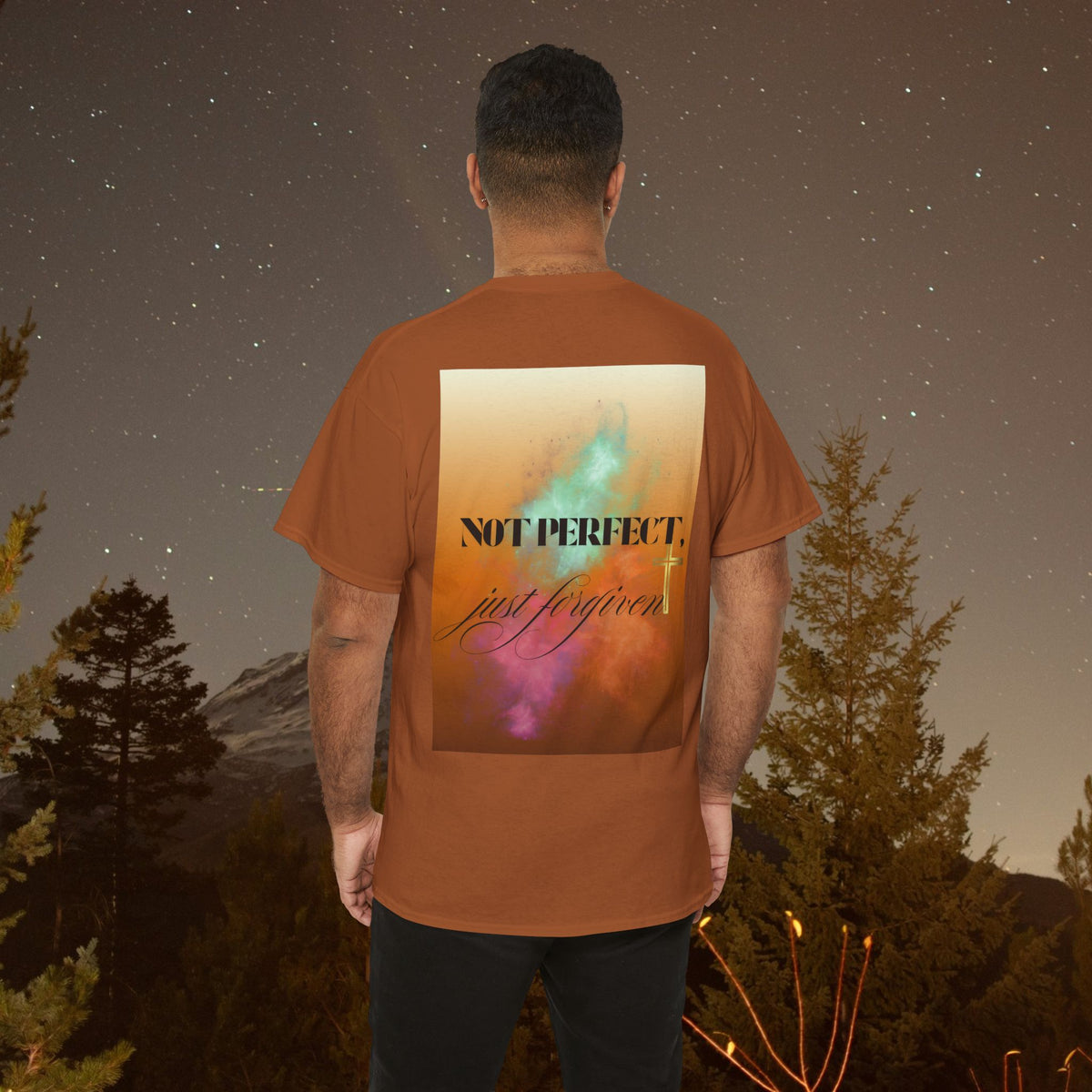 Iron Faith Co - Not Perfect, Just Forgiven - Unisex Heavy Cotton T-Shirt - photo 1 of 30