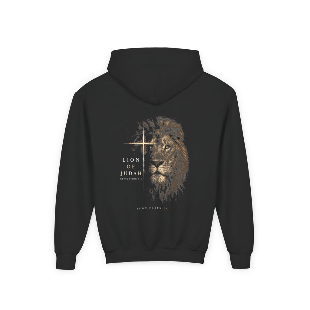 Lion of Judah Youth Hoodie – Back Print