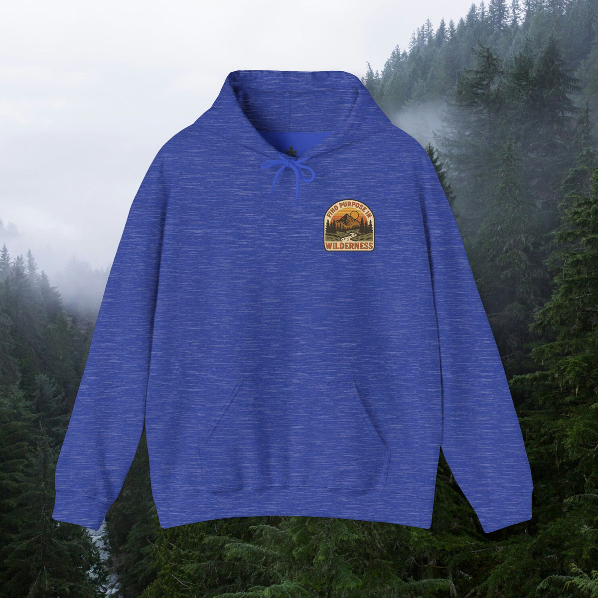 Find purpose in wilderness - Iron Faith Co. - Comfortable Heavy Blend Sweatshirt - photo 12 of 30