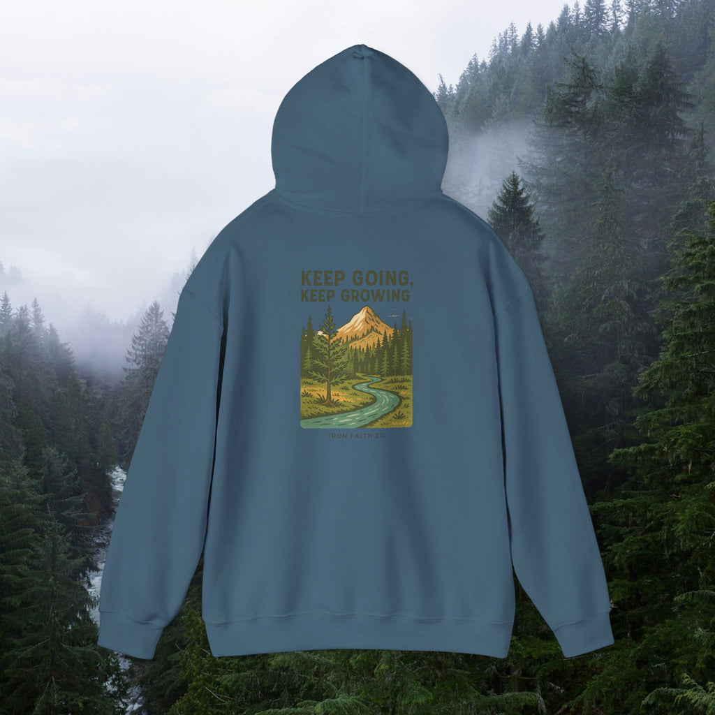 Find purpose in wilderness | Iron Faith Co. | Comfortable Heavy Blend Sweatshirt