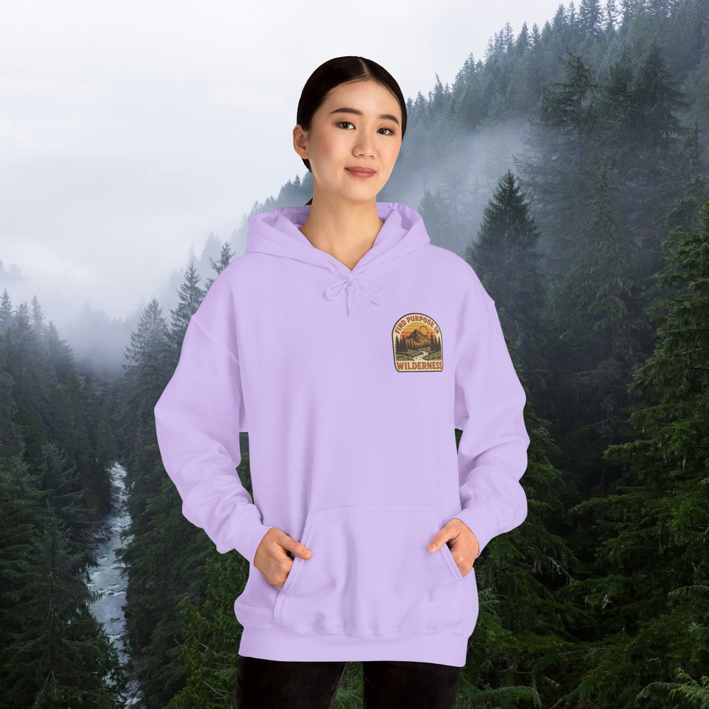 Find purpose in wilderness | Iron Faith Co. | Comfortable Heavy Blend Sweatshirt