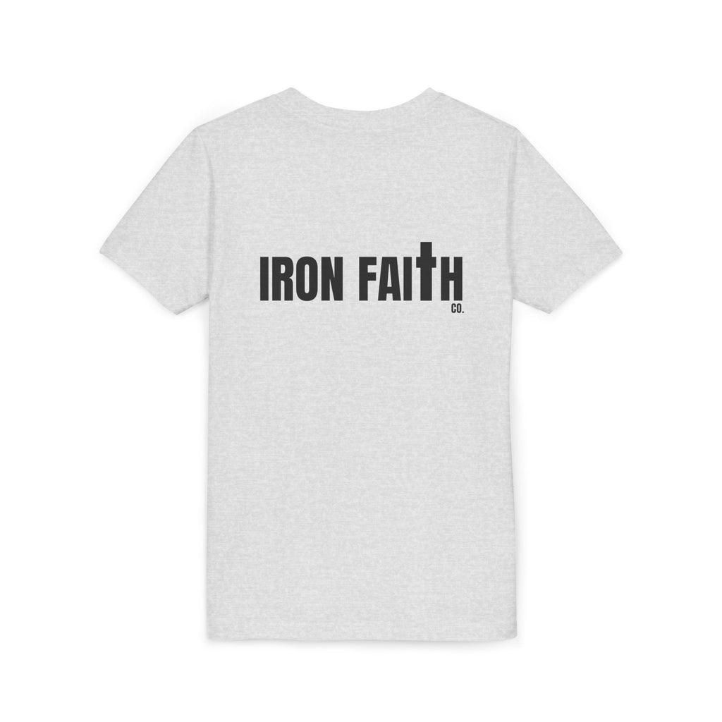 Iron Faith Co. Wordmark Youth Tee – Back Print