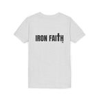 Iron Faith Co. Wordmark Youth Tee – Back Print
