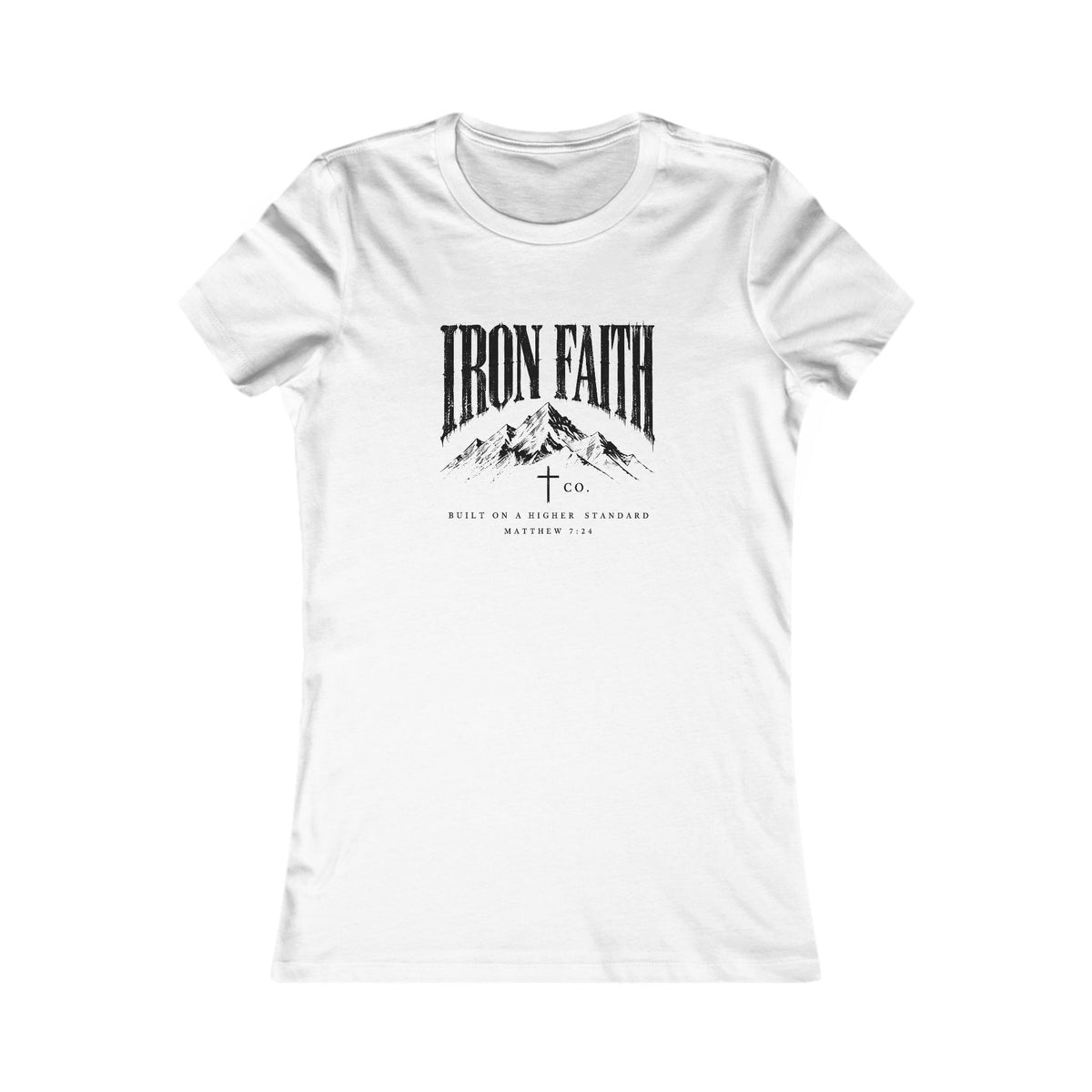 Built on a Higher Standard Women's Fitted Tee