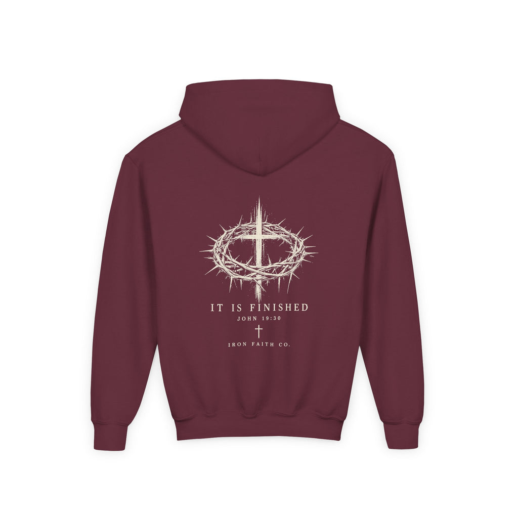 It Is Finished Youth Hoodie