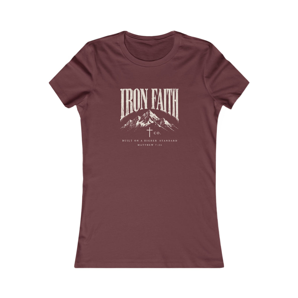 Built on a Higher Standard Women's Fitted Tee