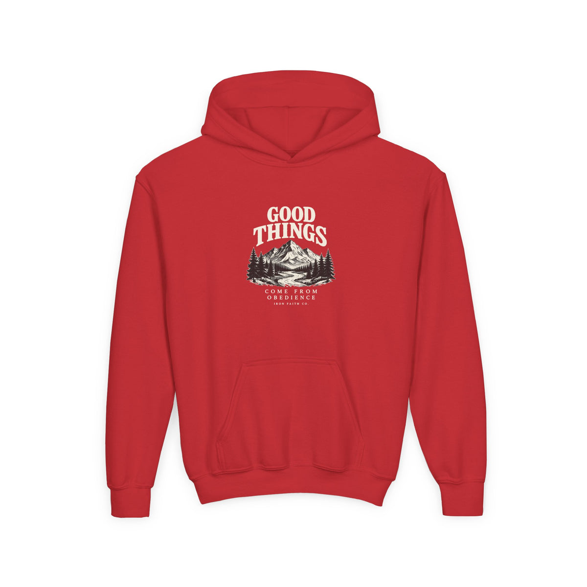 Good Things Come From Obedience Youth Hoodie