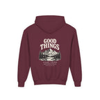 Good Things Come From Obedience Youth Hoodie – Back Print