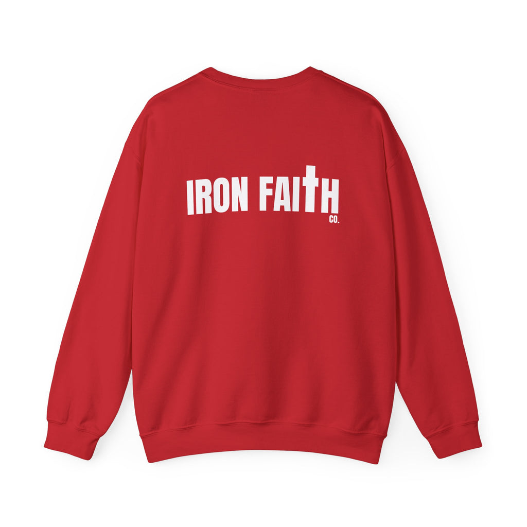 Iron Faith Co. Wordmark Crewneck – Back Print