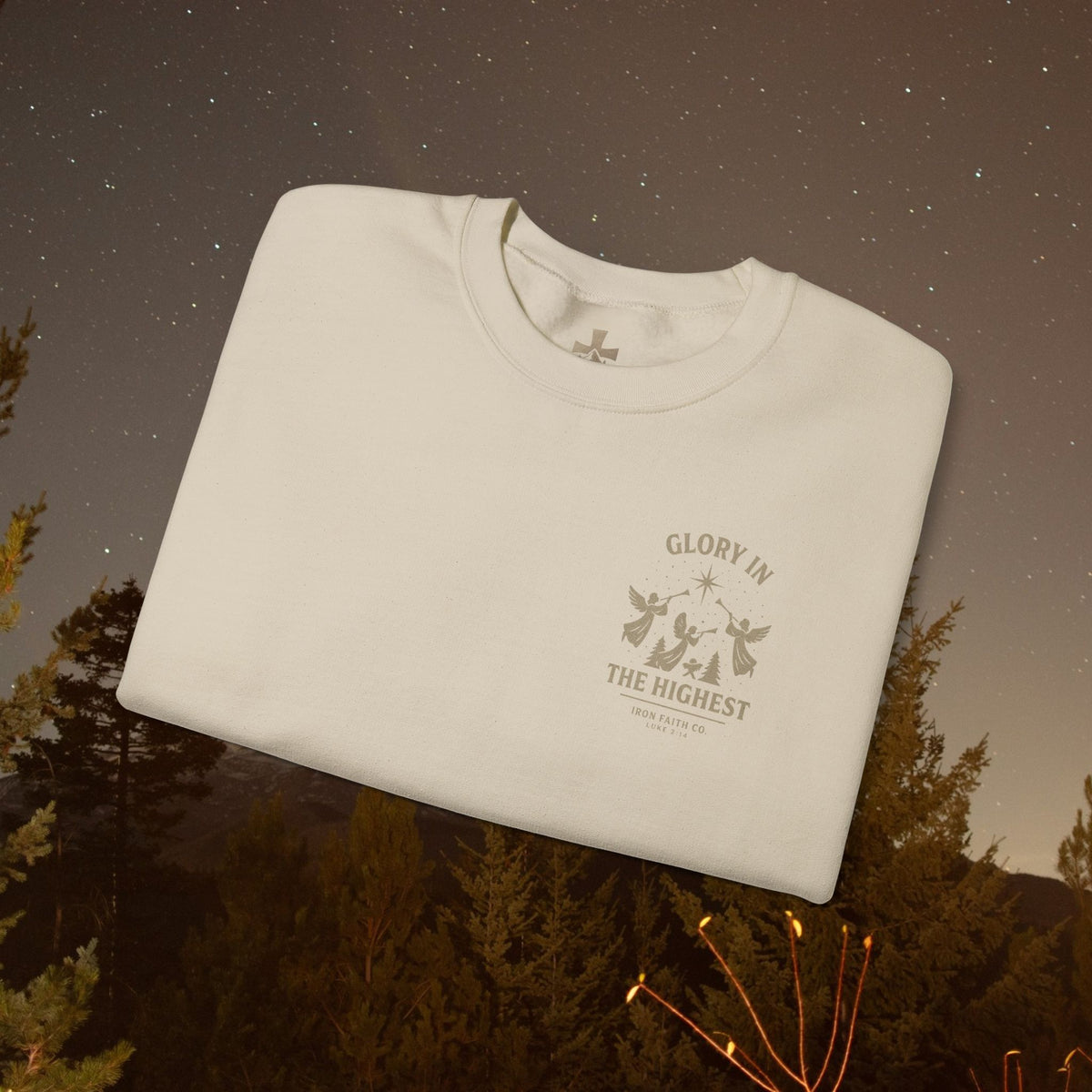 Hope Was Born This Night Sweatshirt - IronFaithCo. - photo 24 of 30