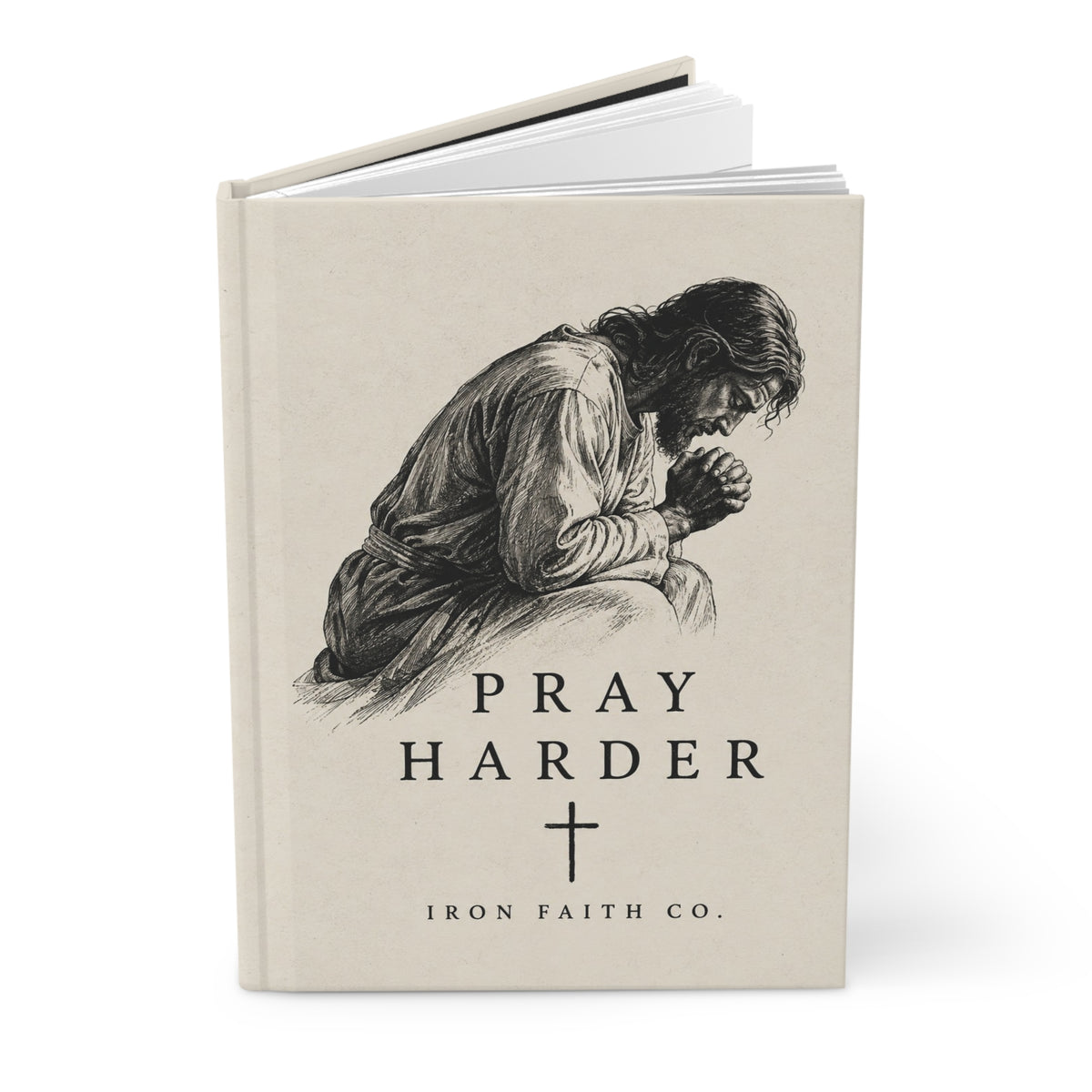 Pray Harder Hardcover Journal