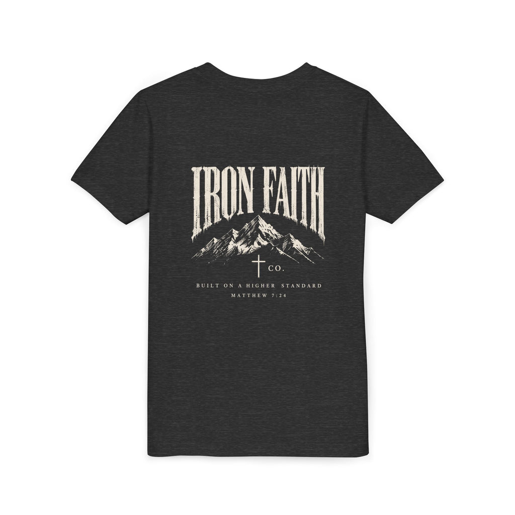 Built on a Higher Standard Youth Tee – Back Print