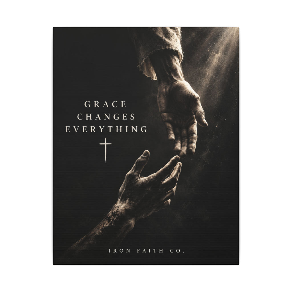 Grace Changes Everything Canvas Print
