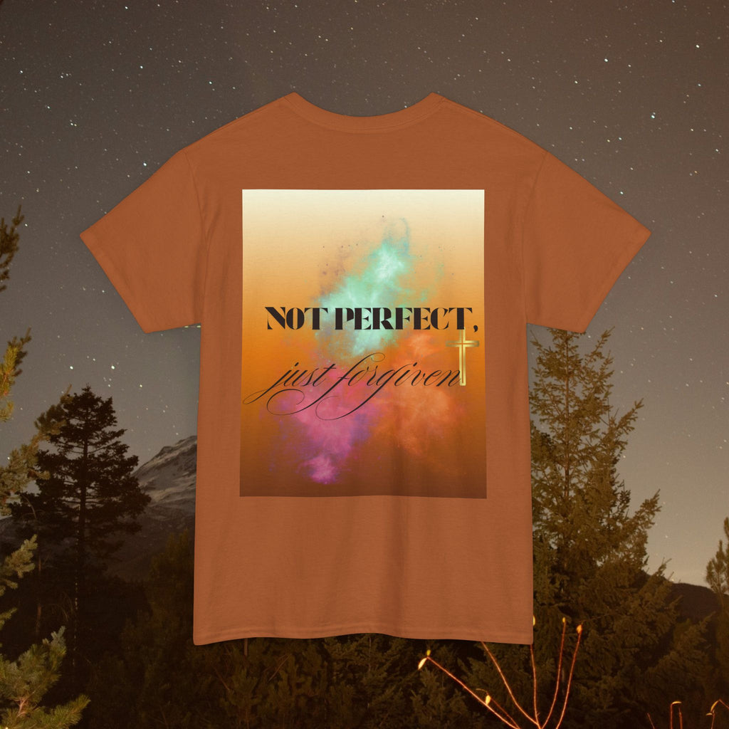 Iron Faith Co - Not Perfect, Just Forgiven - Unisex Heavy Cotton T-Shirt - photo 13 of 30