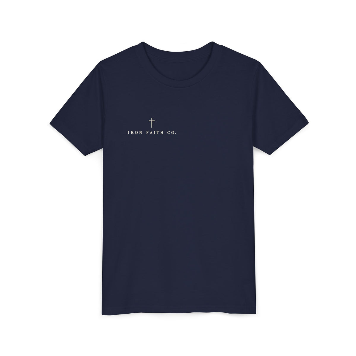 Iron Faith Co. Wordmark Youth Tee – Back Print
