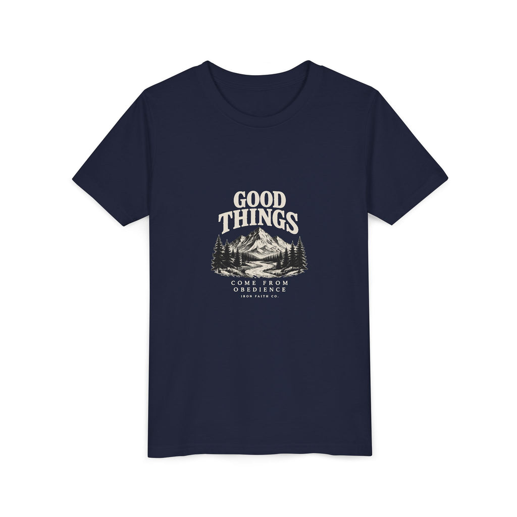 Good Things Come From Obedience Youth Tee
