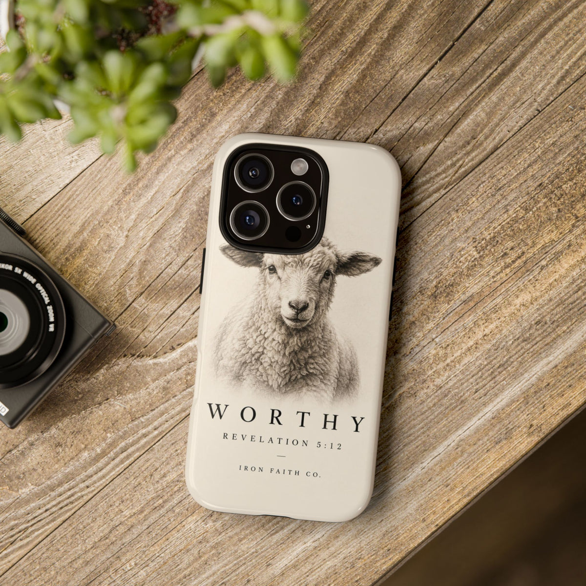 Worthy Revelation 5:12 Phone Case