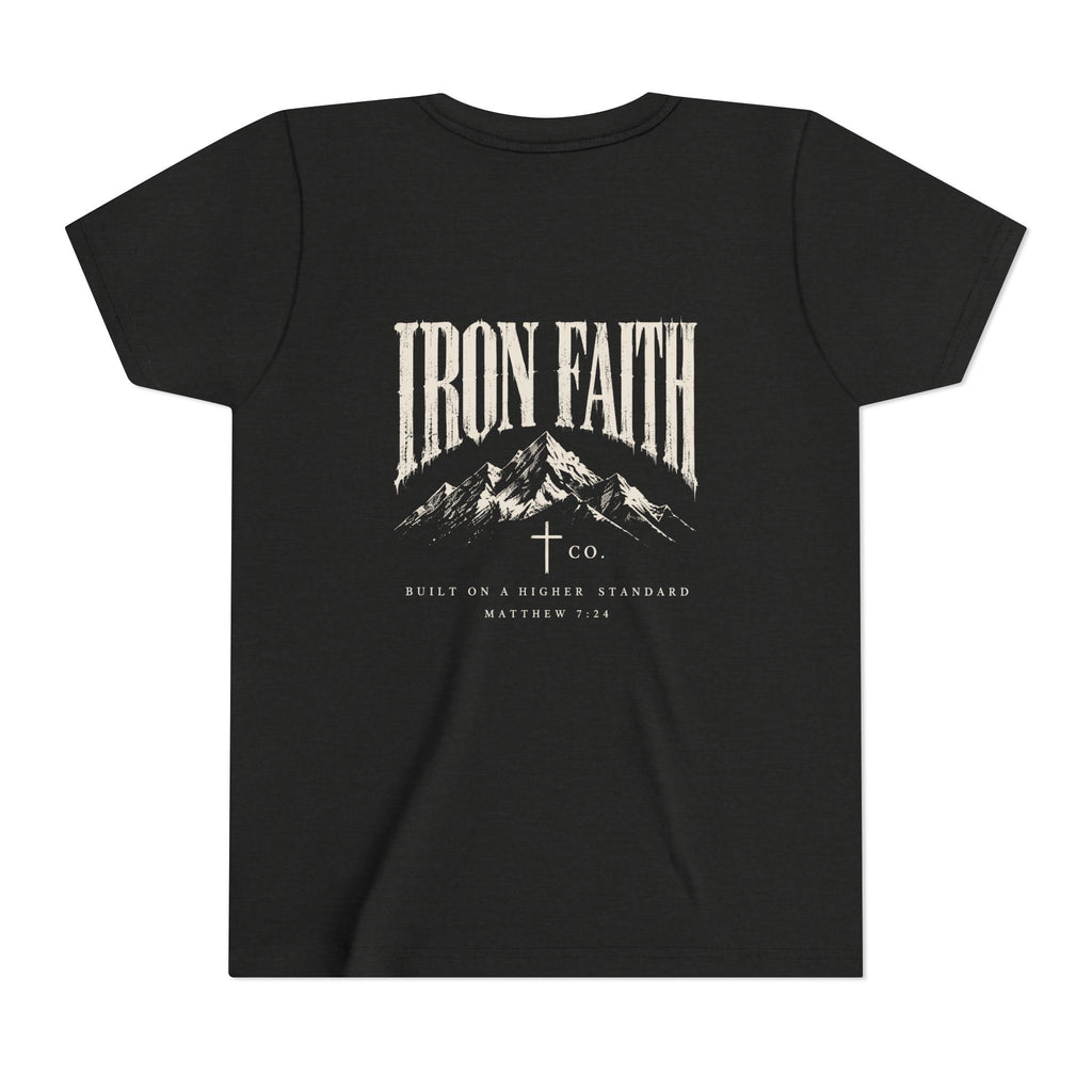 Built on a Higher Standard Youth Tee – Back Print