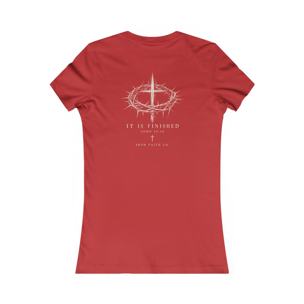 It Is Finished Women's Fitted Tee