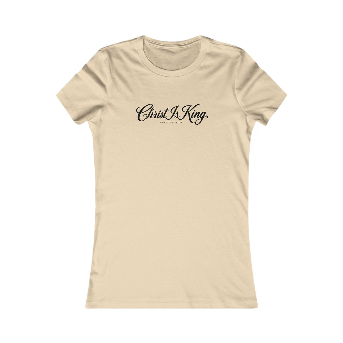 Christ Is King Women's Fitted Tee