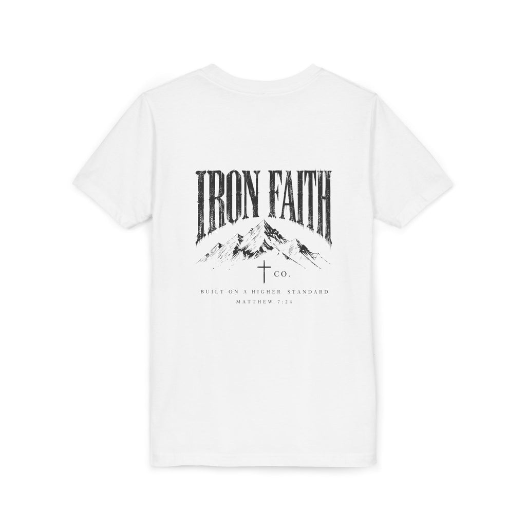 Built on a Higher Standard Youth Tee – Back Print