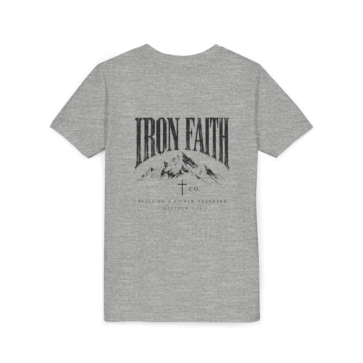 Built on a Higher Standard Youth Tee – Back Print
