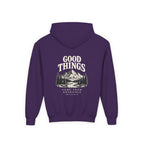Good Things Come From Obedience Youth Hoodie – Back Print