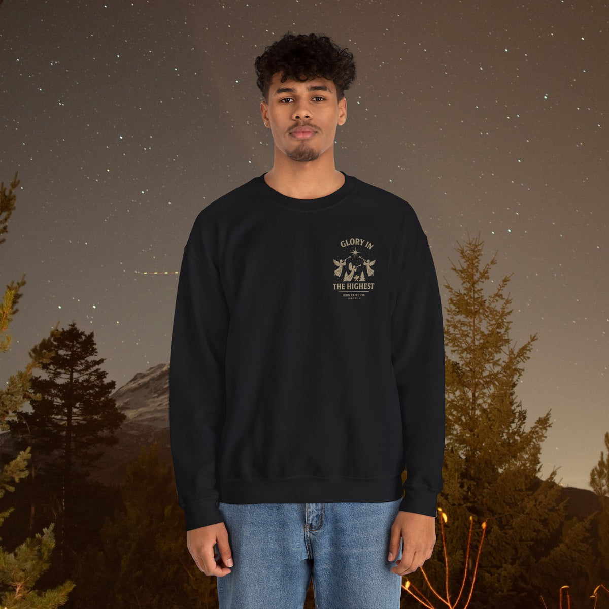 Hope Was Born This Night Sweatshirt - IronFaithCo. - photo 21 of 30