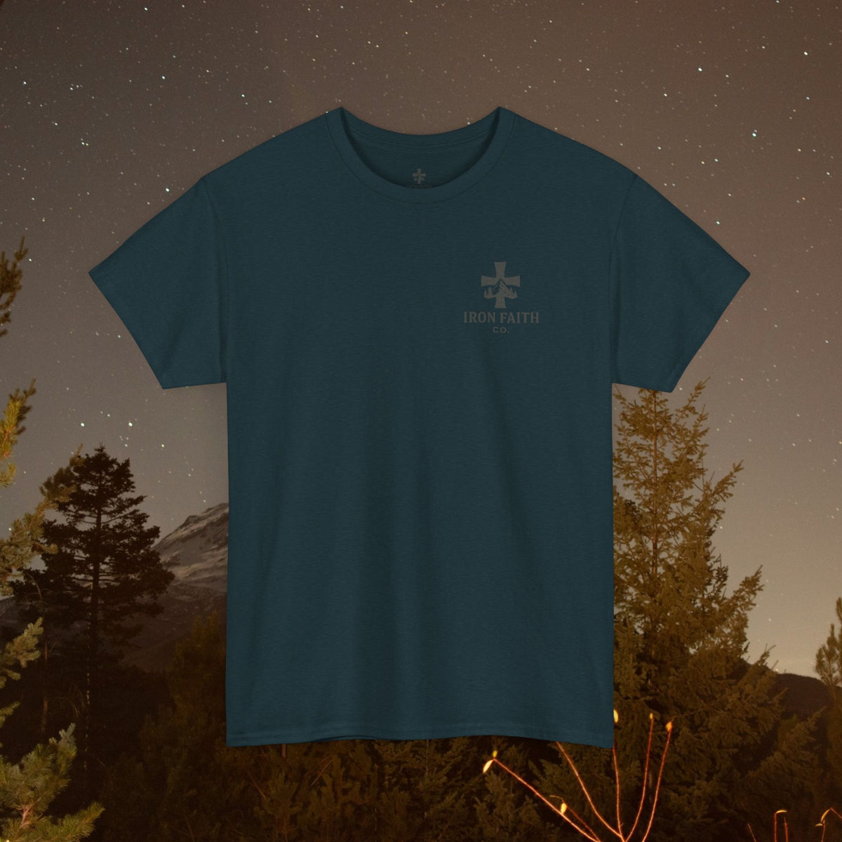 Iron Faith Co - Not Perfect, Just Forgiven - Unisex Heavy Cotton T-Shirt - photo 10 of 30