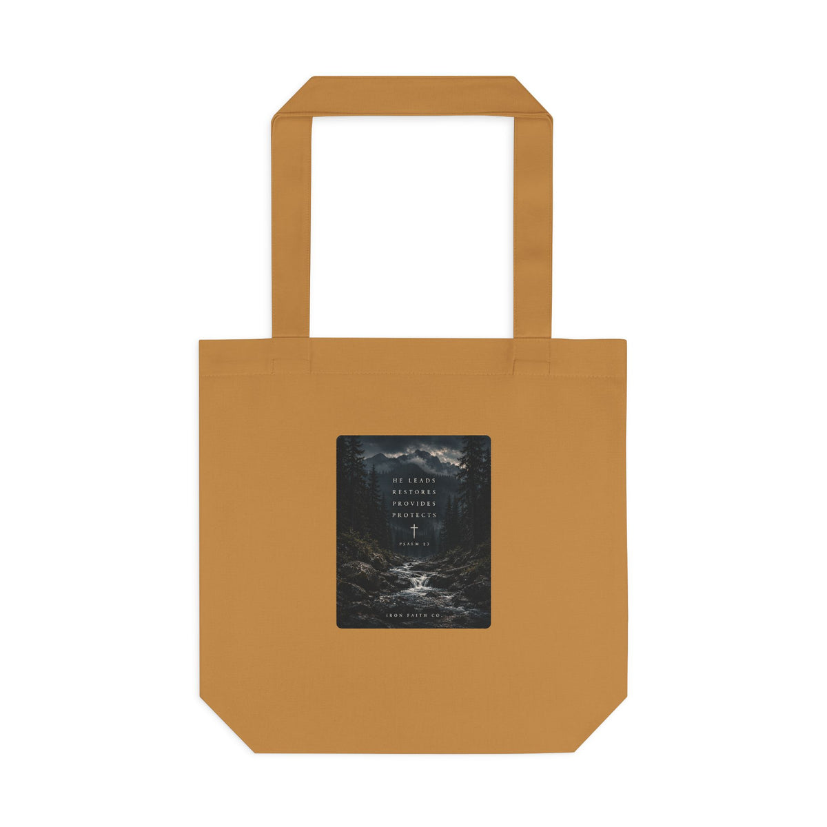 He Leads Psalm 23 Tote Bag