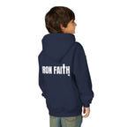 Iron Faith Co. Wordmark Youth Hoodie – Back Print