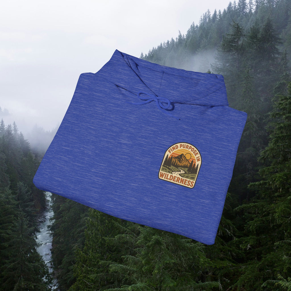 Find purpose in wilderness | Iron Faith Co. | Comfortable Heavy Blend Sweatshirt