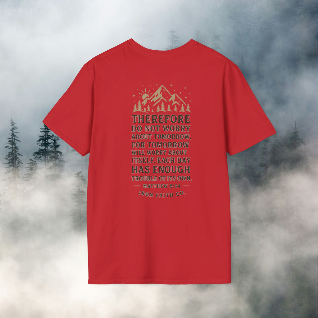 Iron Faith Co. | Matthew 6:34 T-shirt