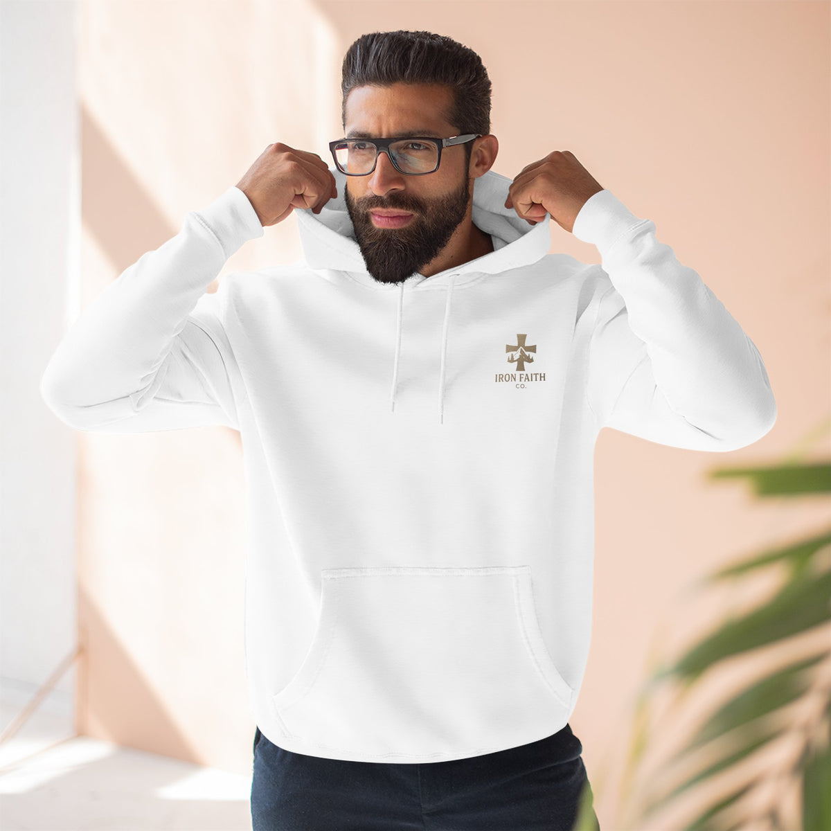 A Woman Who Fears The Lord Is Worthy Of Praise - Proverbs 31:30 - Iron Faith Co. - Fleece Hoodie - photo 12 of 30