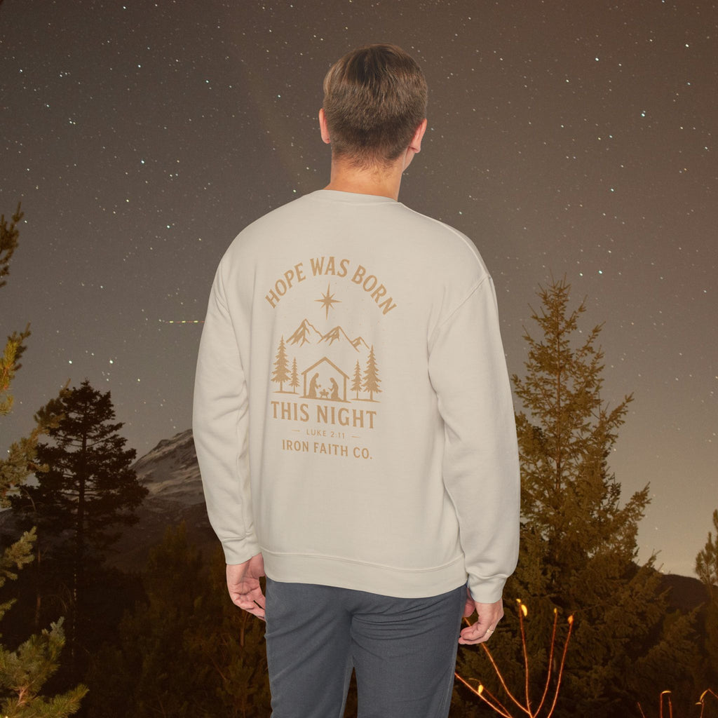 Hope Was Born This Night Sweatshirt - IronFaithCo. - photo 26 of 30