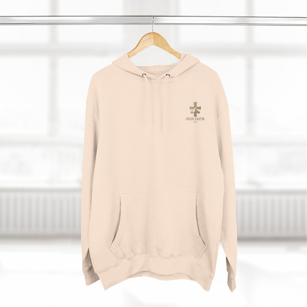 A Woman Who Fears The Lord Is Worthy Of Praise | Proverbs 31:30 | Iron Faith Co. | Fleece Hoodie