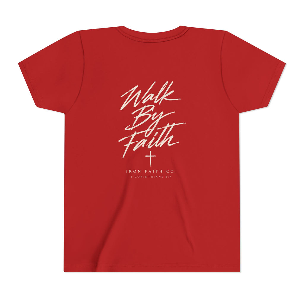 Walk By Faith Youth Tee – Back Print