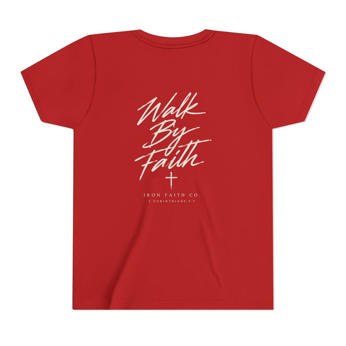 Walk By Faith Youth Tee – Back Print