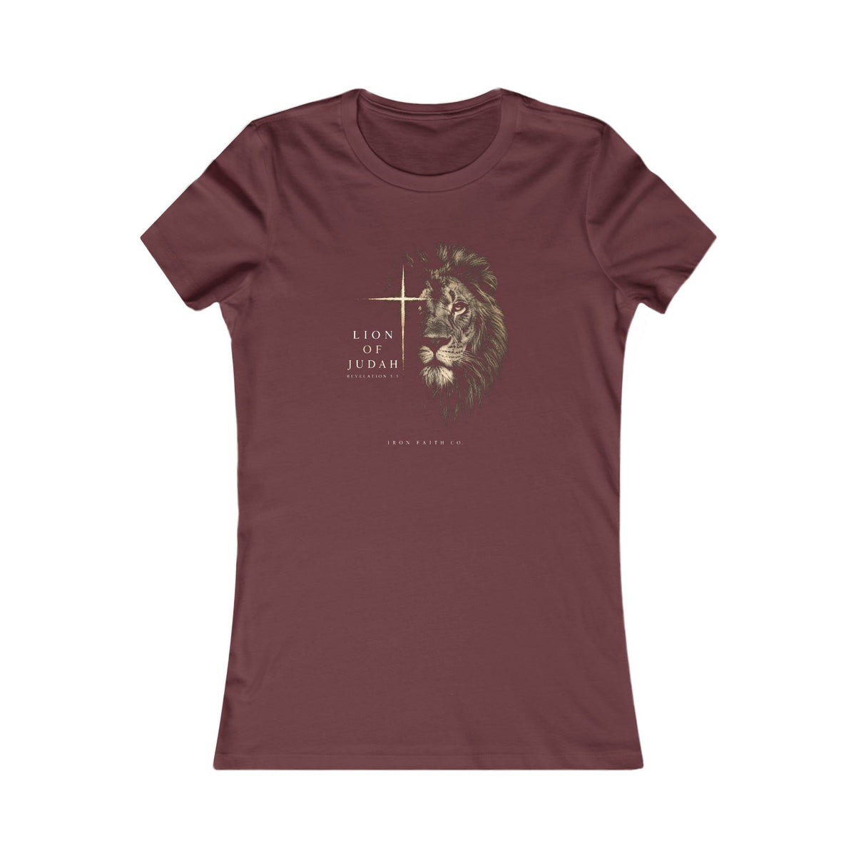 Lion of Judah Women's Fitted Tee