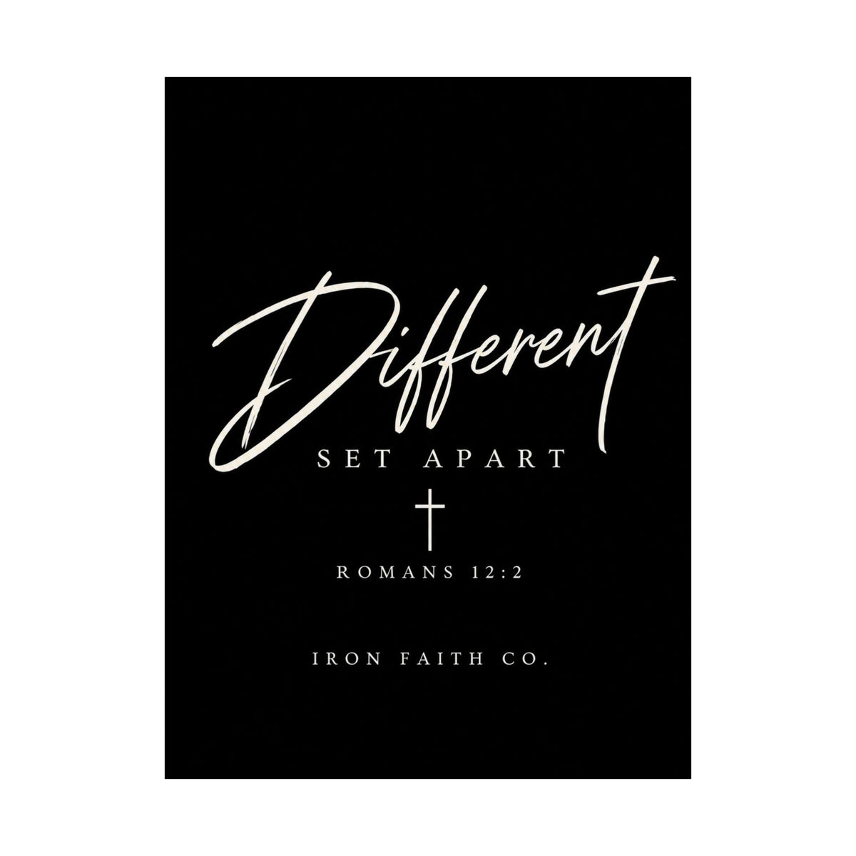 Different Romans 12:2 Poster