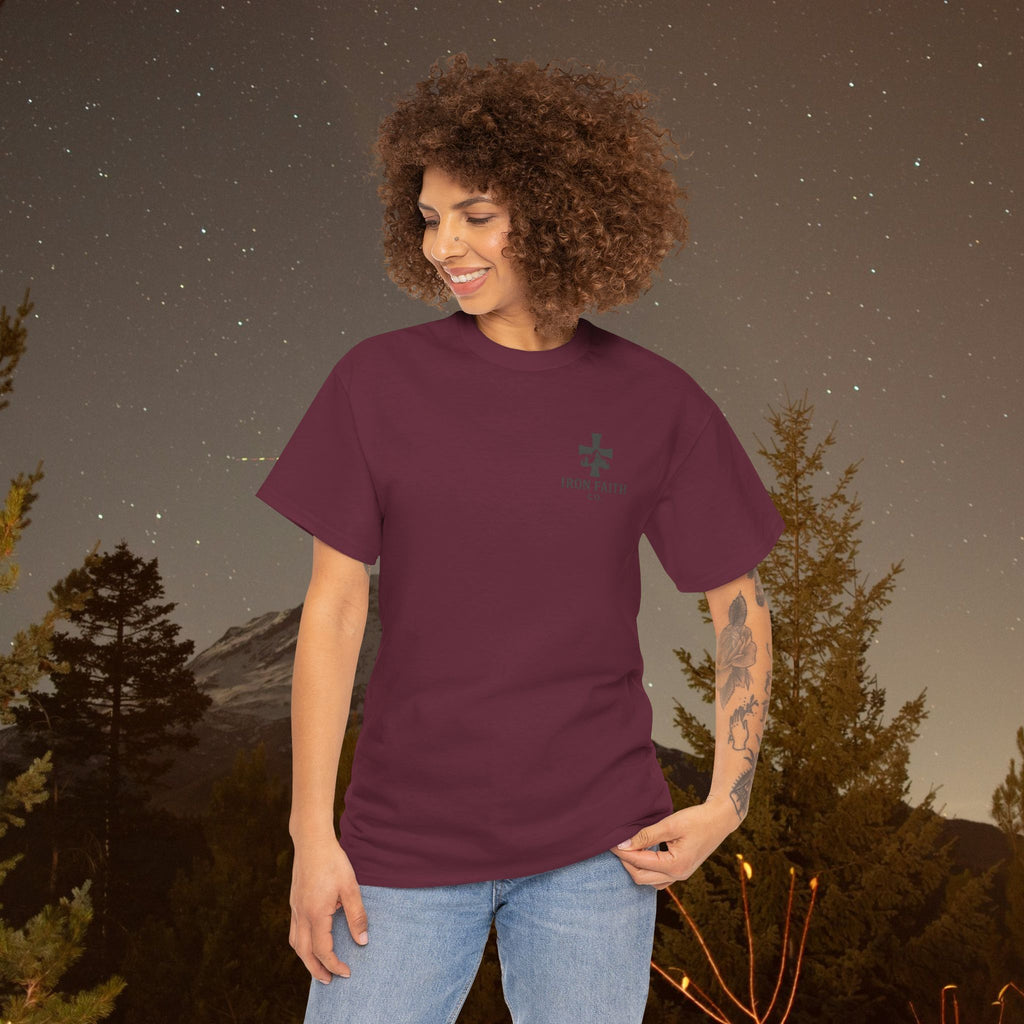 Iron Faith Co. | Not Perfect, Just Forgiven - Unisex Heavy Cotton T-Shirt
