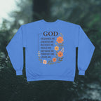 God's creation | Iron Faith Co. | Eco-Friendly Crewneck Sweatshirt