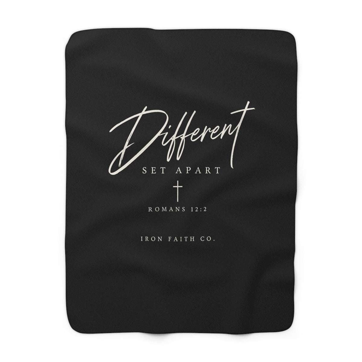 Different Romans 12:2 Sherpa Fleece Blanket