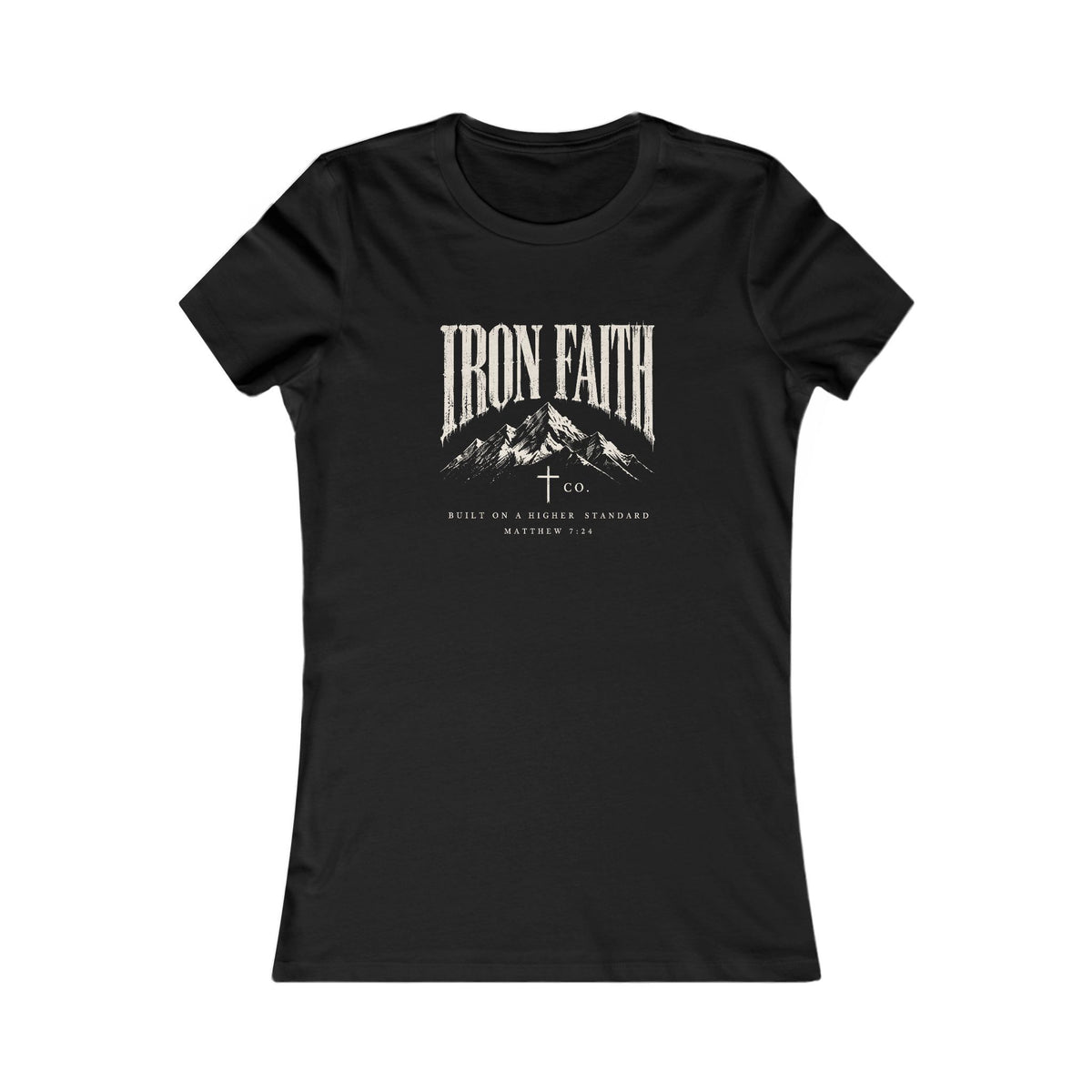 Built on a Higher Standard Women's Fitted Tee