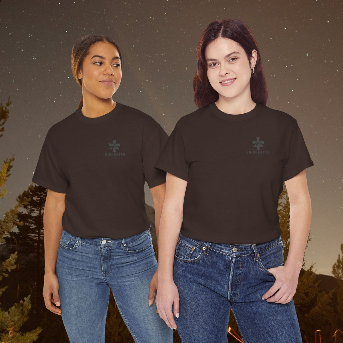 Iron Faith Co. | Not Perfect, Just Forgiven - Unisex Heavy Cotton T-Shirt