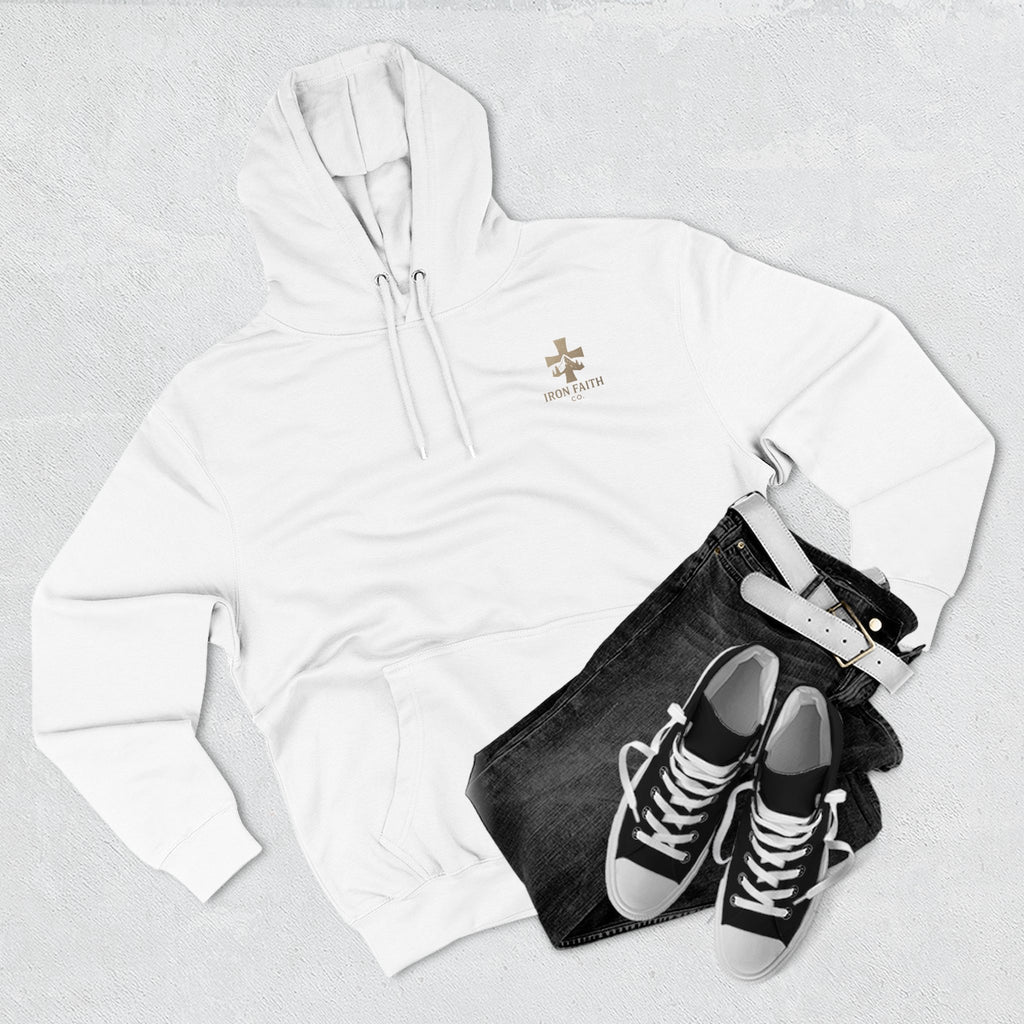 A Woman Who Fears The Lord Is Worthy Of Praise - Proverbs 31:30 - Iron Faith Co. - Fleece Hoodie - photo 10 of 30