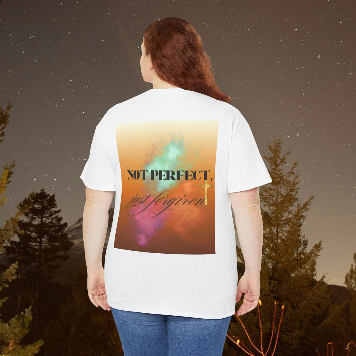 Iron Faith Co - Not Perfect, Just Forgiven - Unisex Heavy Cotton T-Shirt - photo 29 of 30